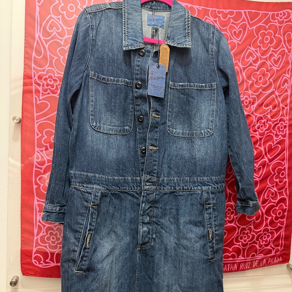 Lucky Brand Long Sleeve Jean Dress